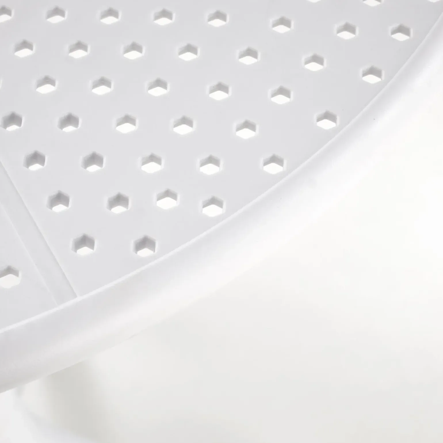 Tavolino da giardino rotondo polipropilene 60cm bianco Ondina