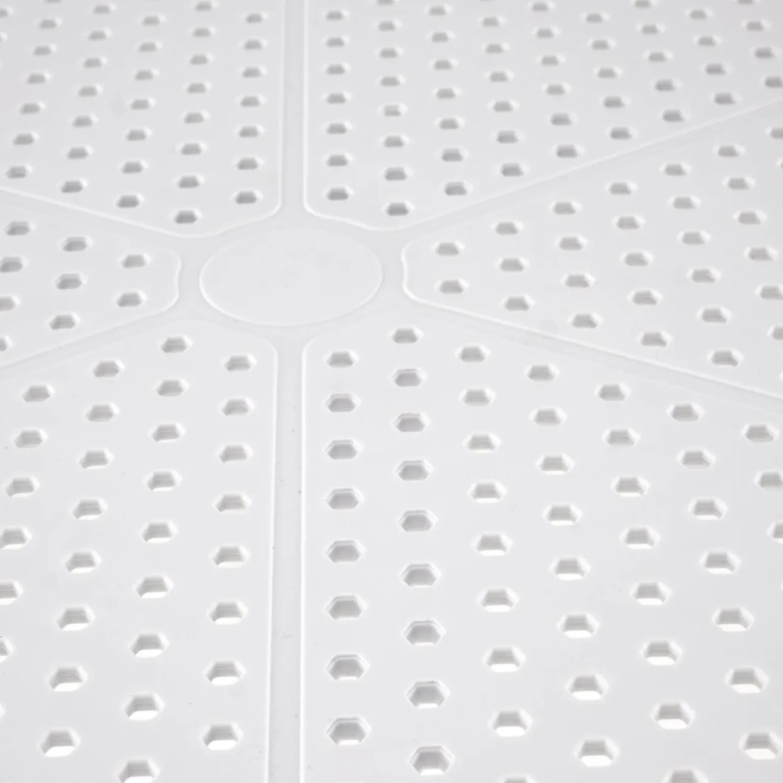Tavolino da giardino rotondo polipropilene 60cm bianco Ondina