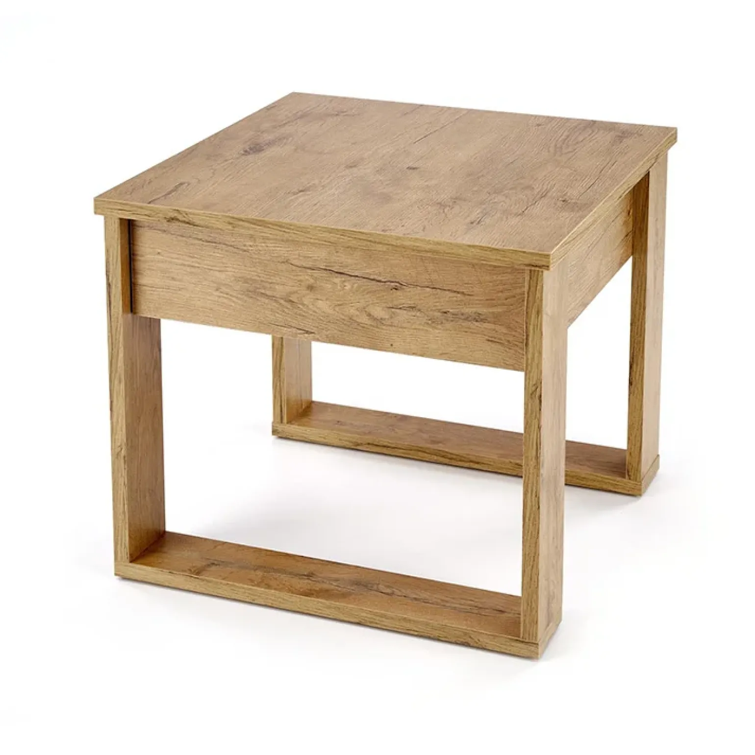 Tavolino da salotto moderno 60x52cm rovere Libano