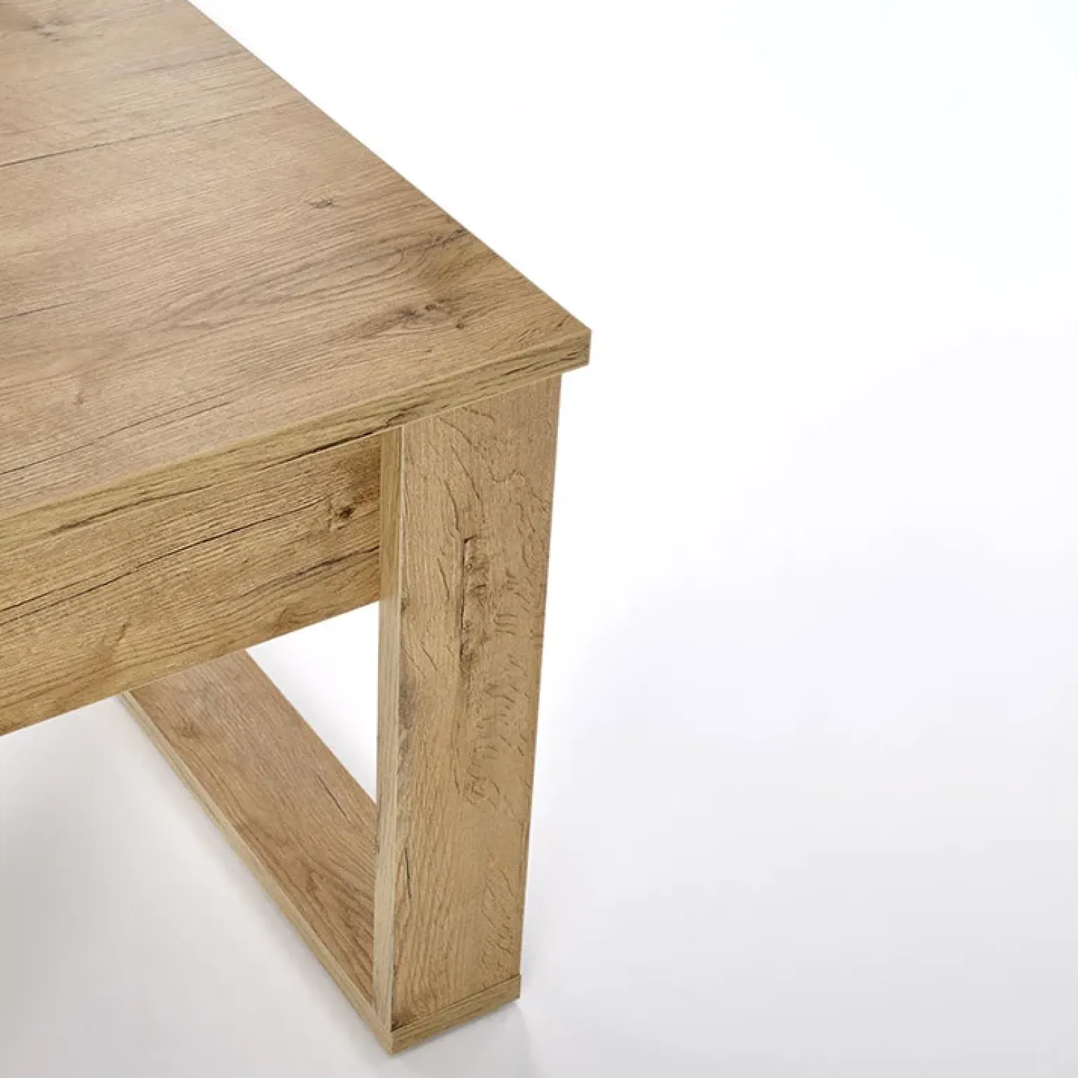 Tavolino da salotto moderno 60x52cm rovere Libano