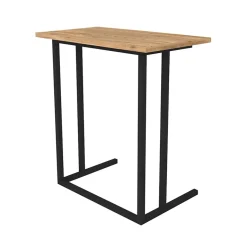 Tavolino da salotto per pc 60x66cm rovere nero Siberia