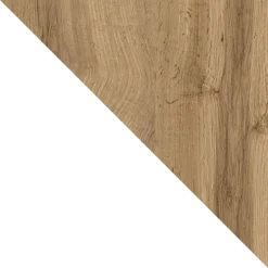 Tavolino da salotto quadrato 70x70cm rotante rovere bianco Rotol