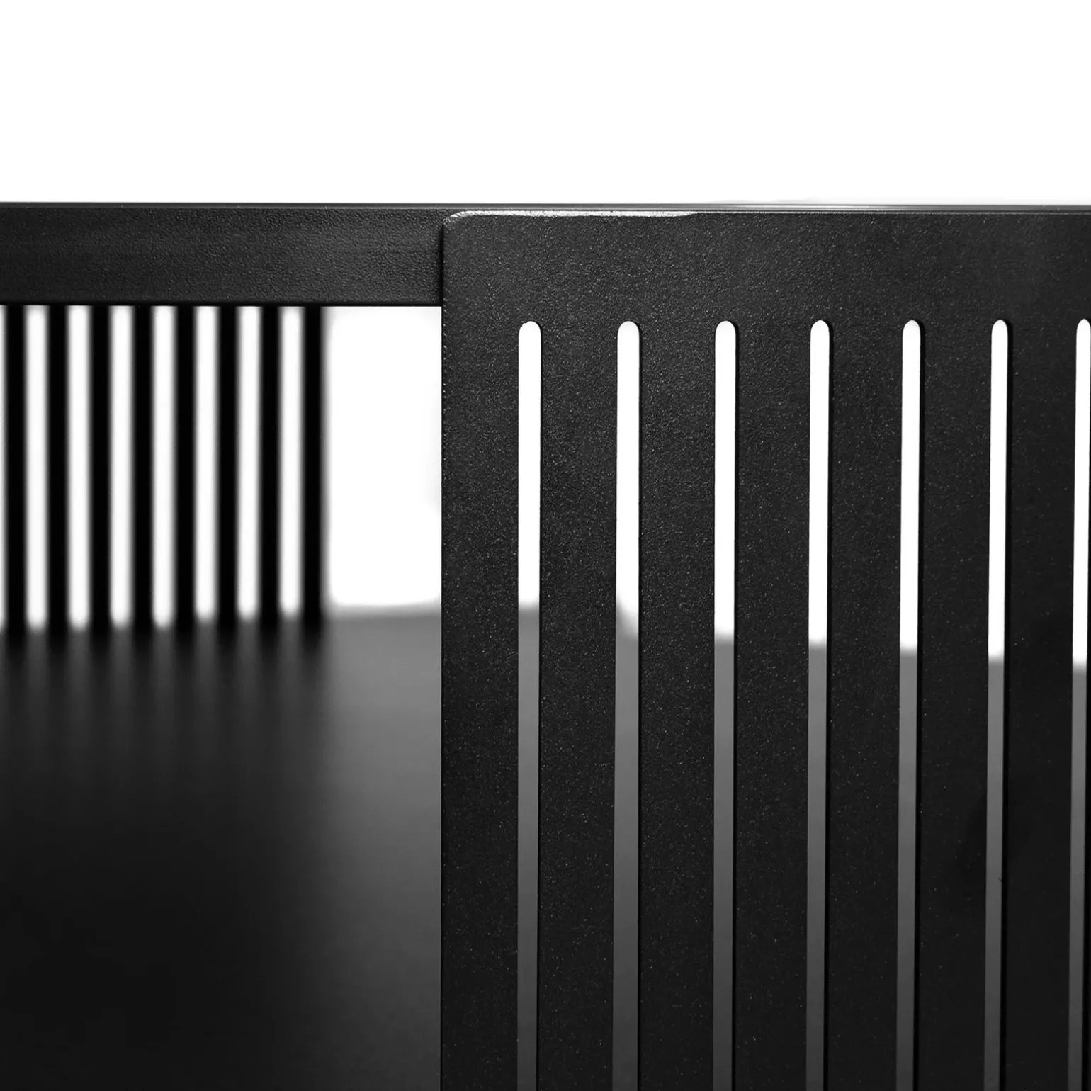 Tavolino da salotto 75x75cm design moderno rovere nero Elisera