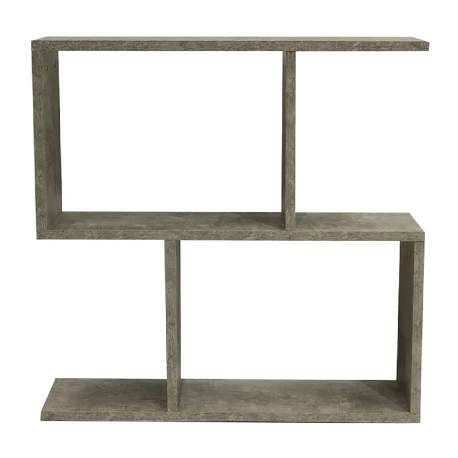 Tavolino 60x60cm da salotto con libreria design grigio antico Priocca