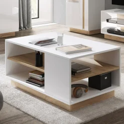 Tavolino 100x60cm da salotto design bianco opaco Noa Gihome®