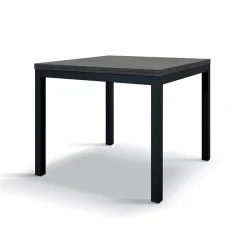 Tavolo 90/180 cm allungabile acciaio ossido metallo Alanda