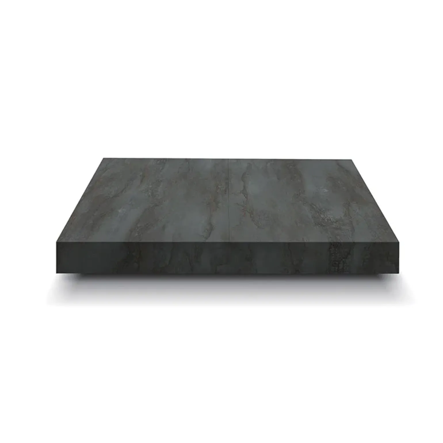 Tavolo 110/160 cm allungabile acciaio ossido metallo Alanda