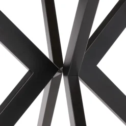 Tavolo allungabile 100/250cm da pranzo rovere dorato nero Agri