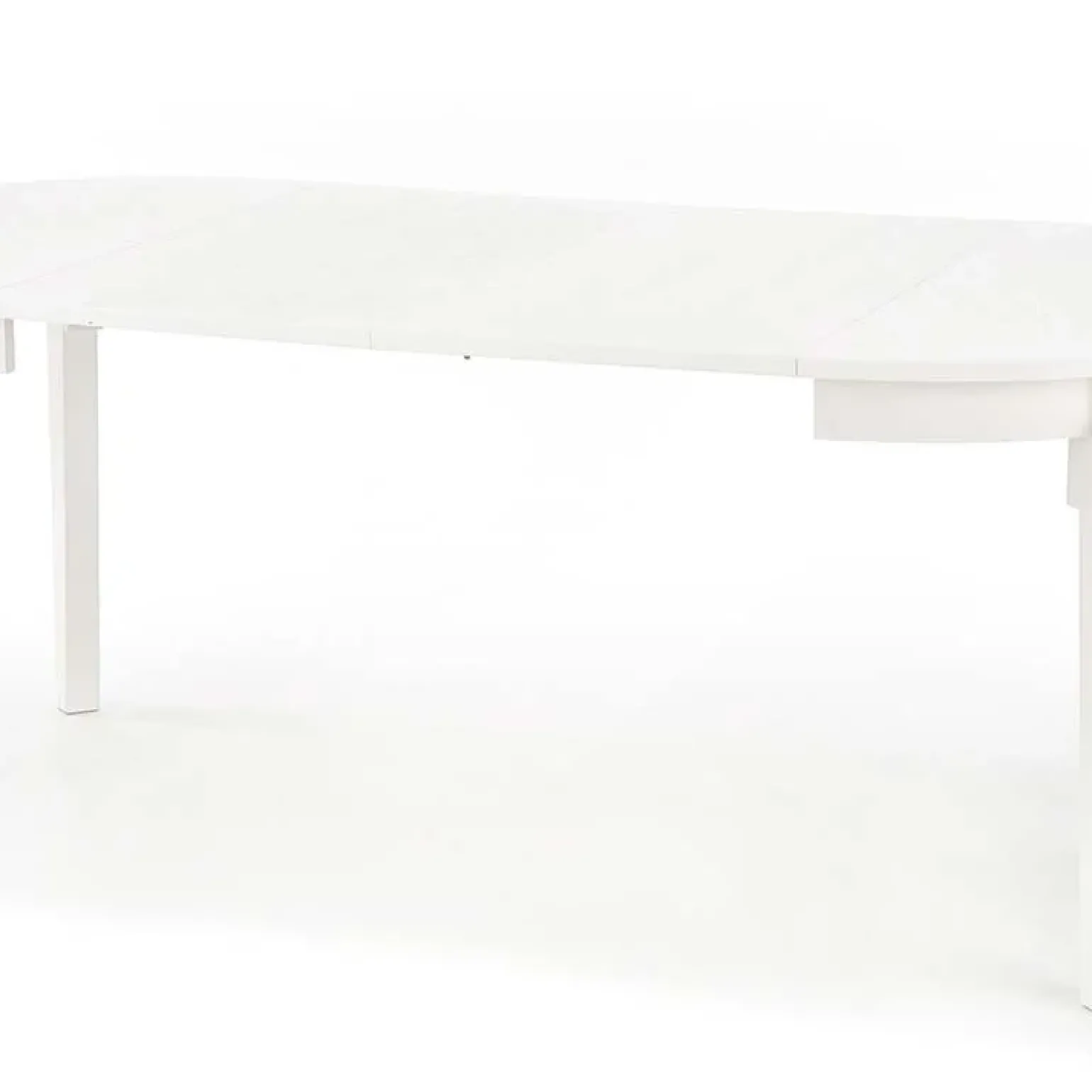 Tavolo allungabile 100/200cm rotondo moderno bianco Robin