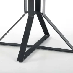Tavolo allungabile 120/160cm rovere dorato nero Mason