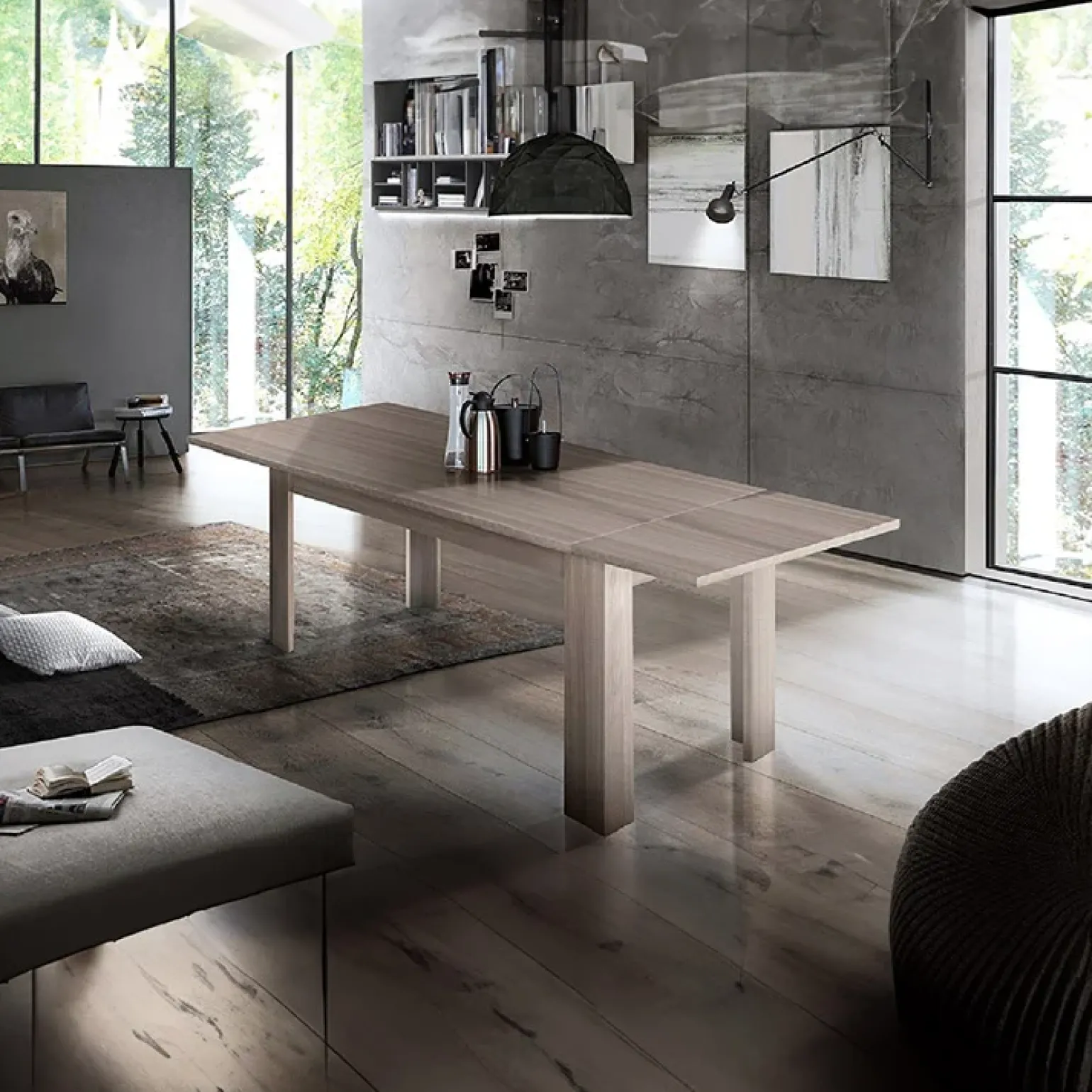 Tavolo allungabile 160-210cm rovere Zenzero