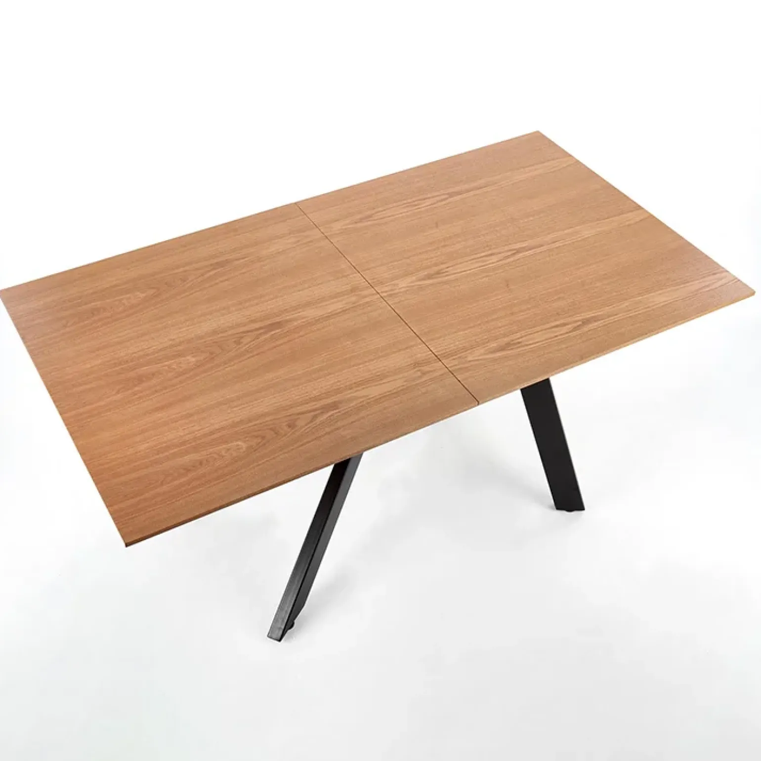 Tavolo allungabile 160/200cm rovere naturale acciaio nero Cornet