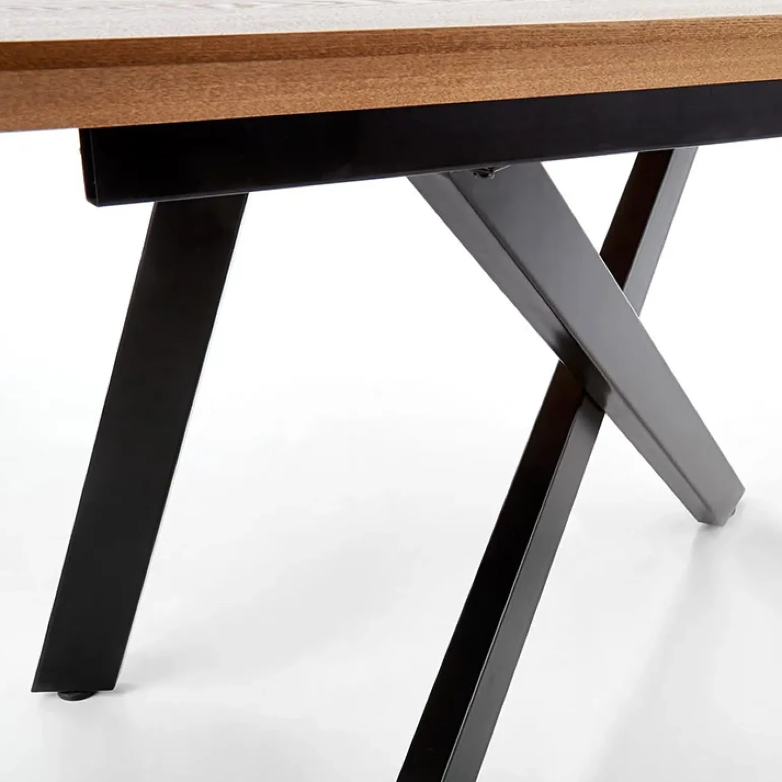 Tavolo allungabile 160/200cm rovere naturale acciaio nero Cornet