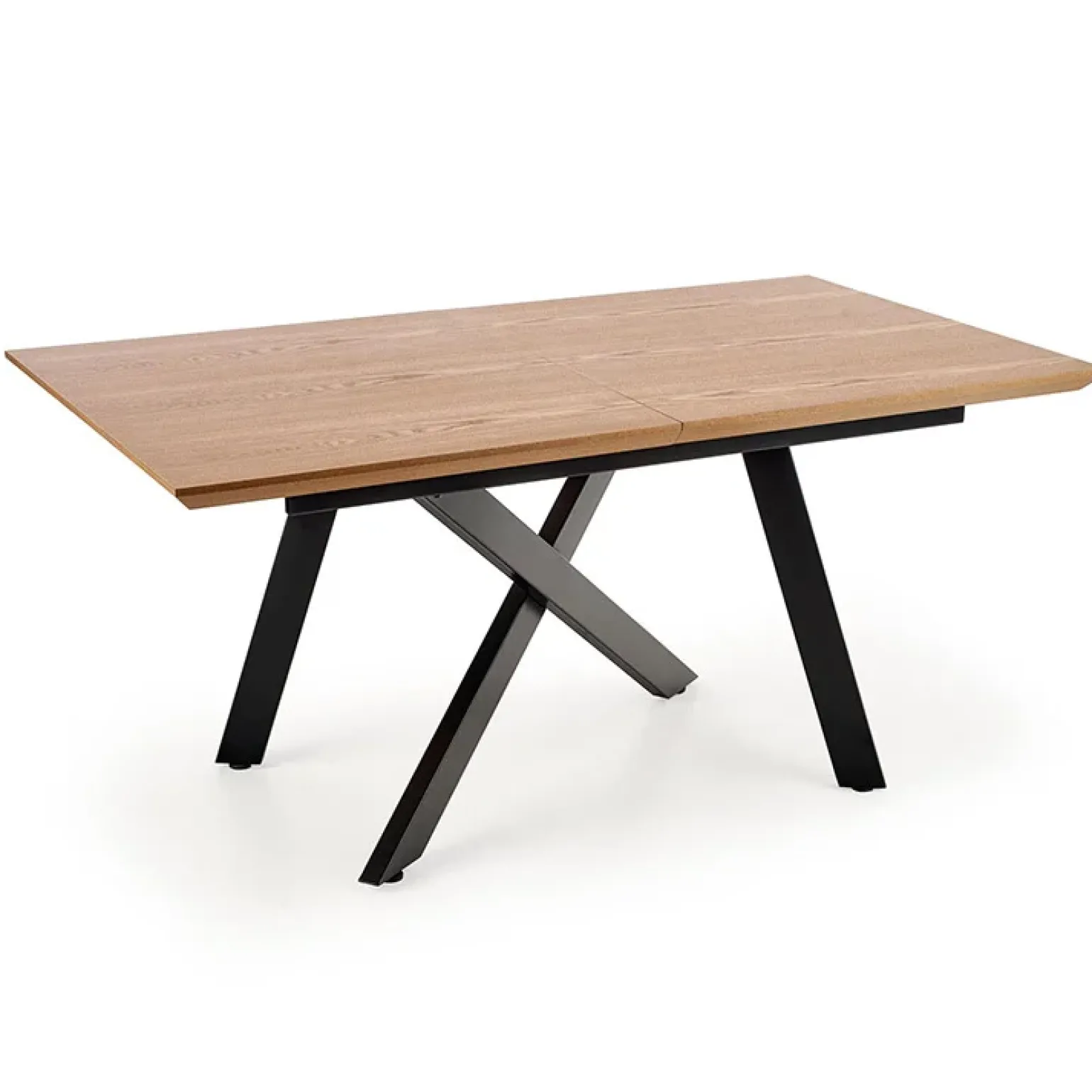 Tavolo allungabile 160/200cm rovere naturale acciaio nero Cornet