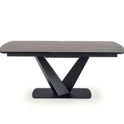 Tavolo allungabile moderno 180/230cm grigio scuro nero Zara