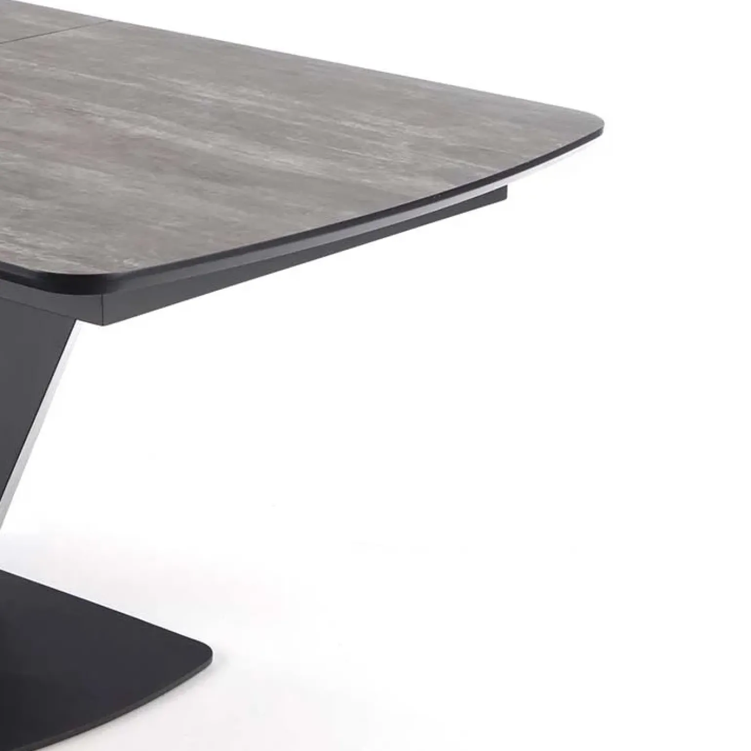 Tavolo allungabile moderno 180/230cm grigio scuro nero Zara
