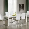 Tavolo allungabile moderno 130/250cm bianco lucido Falco Gihome®