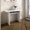 Tavolo allungabile 111x33-66cm bianco Garcia