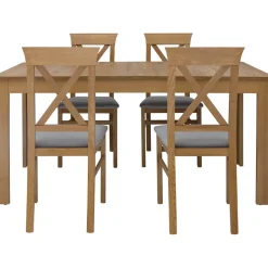 Tavolo allungabile 160/200x76cm rovere scuro Lucca