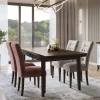 Tavolo 160/240cm allungabile da pranzo rovere scuro Umag