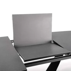 Tavolo 160/220cm allungabile moderno grigio scuro nero Sienna