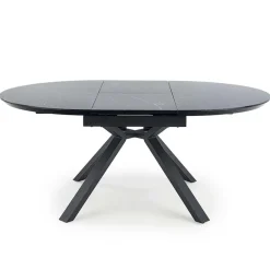Tavolo 130/180cm allungabile moderno marmo nero Aspen