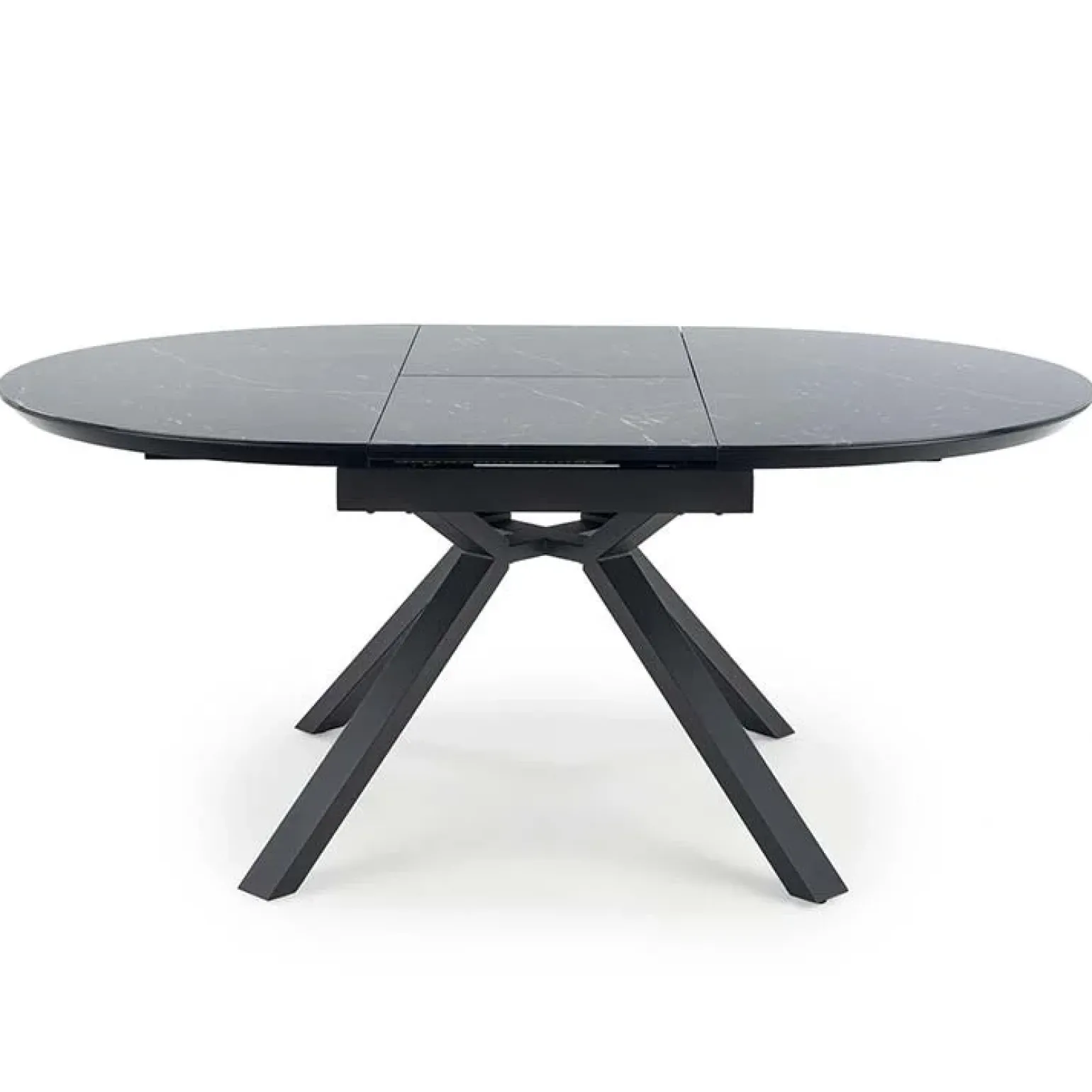 Tavolo 130/180cm allungabile moderno marmo nero Aspen