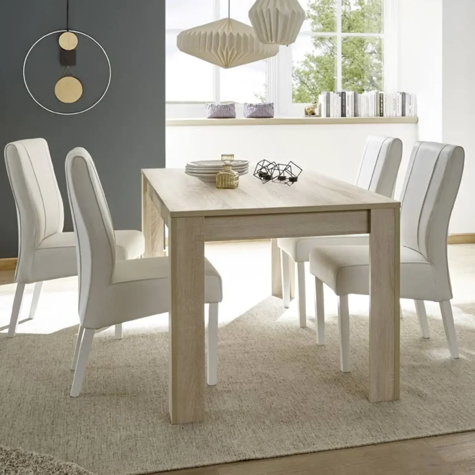 Tavolo 137/185cm allungabile moderno samoa Olimpo Obsession