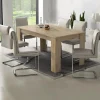 Tavolo 140/200cm allungabile moderno rovere Bob Gihome®