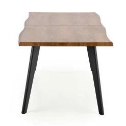 Tavolo 150/210cm allungabile rovere naturale nero Locarno