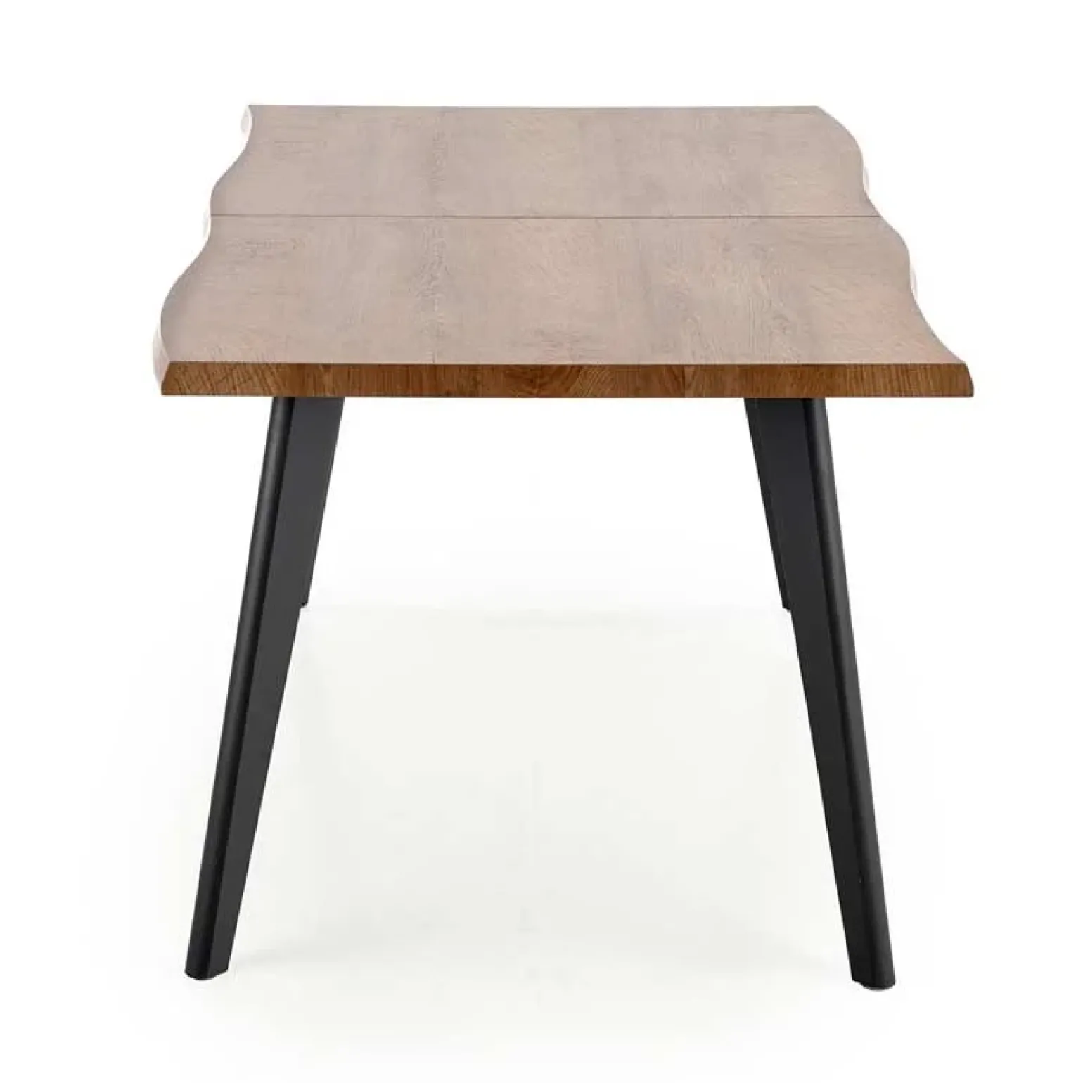 Tavolo 150/210cm allungabile rovere naturale nero Locarno