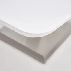 Tavolo 160/220cm bianco lucido Gerbera Gihome® da pranzo allungabile