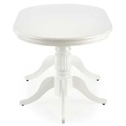 Tavolo 150/190cm da pranzo allungabile moderno bianco lucido Duncan
