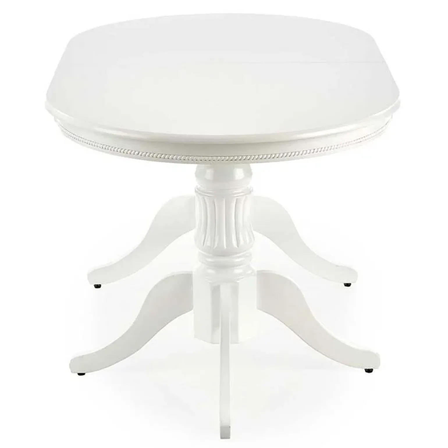 Tavolo 150/190cm da pranzo allungabile moderno bianco lucido Duncan