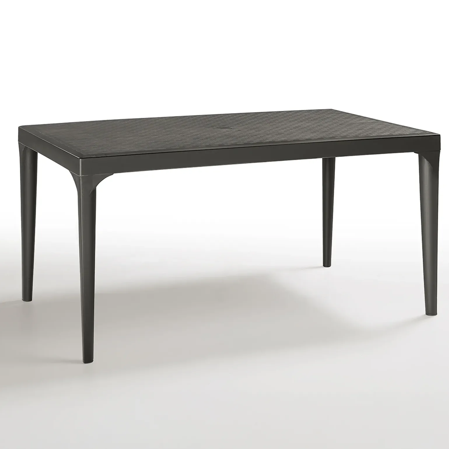 Tavolo da giardino esterno bar dehors 150x74 cm antracite Levanzo