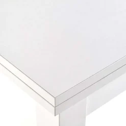 Tavolo da pranzo allungabile moderno 80/160cm bianco Akainu