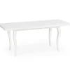 Tavolo da pranzo allungabile moderno 160/240cm bianco Lovoon