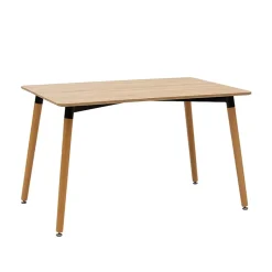 Tavolo da pranzo moderno 120x80cm rovere Luserna