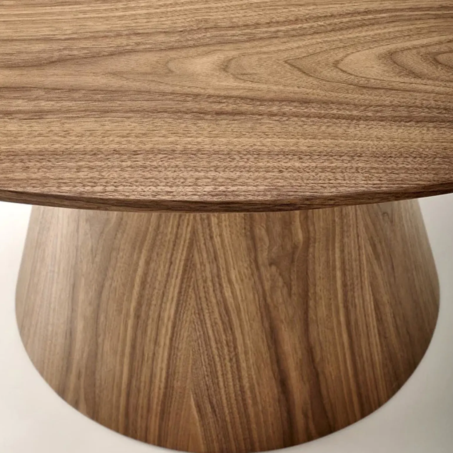 Tavolo da pranzo rotondo 136x78cm noce scuro Thor