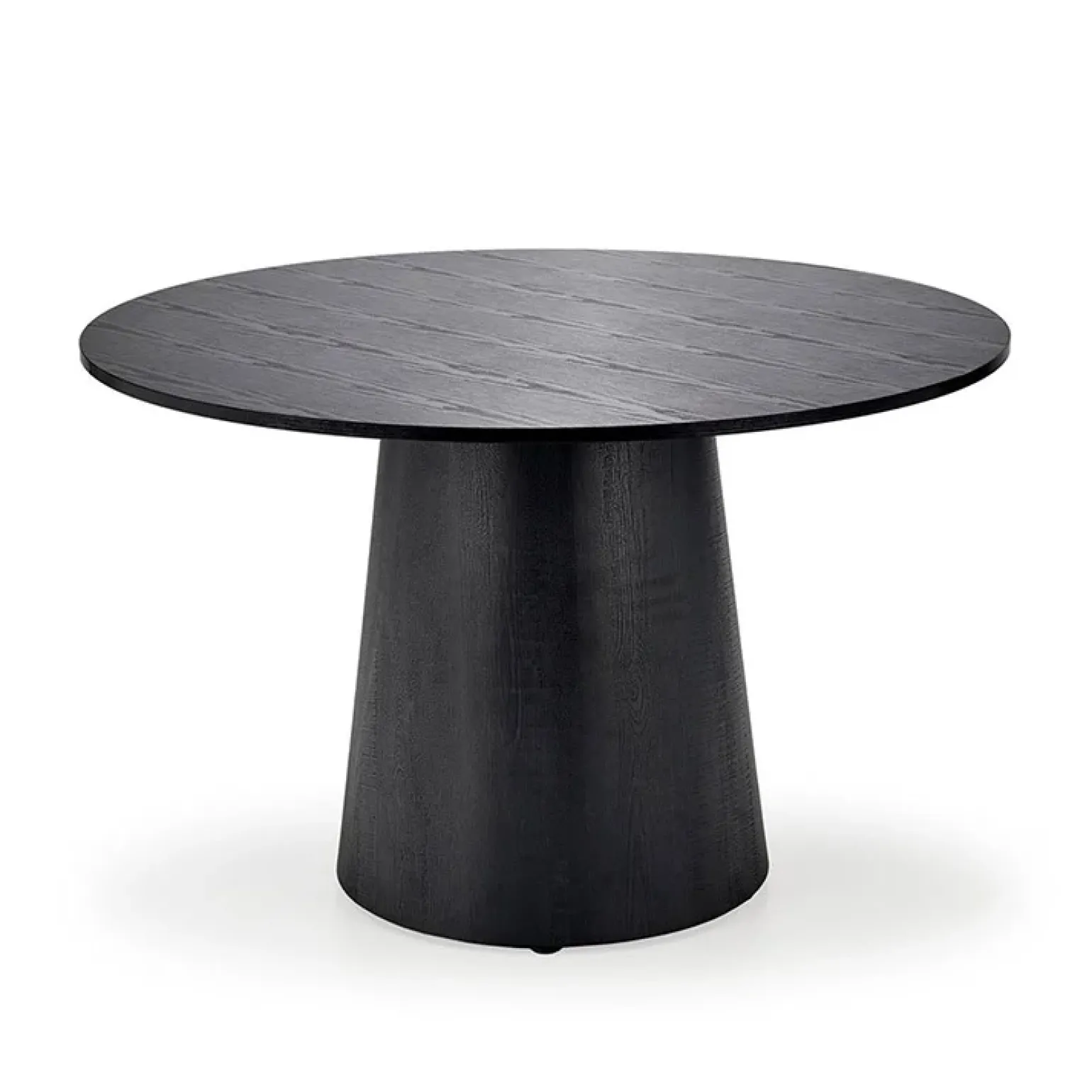 Tavolo da pranzo rotondo 120x77cm nero Igino