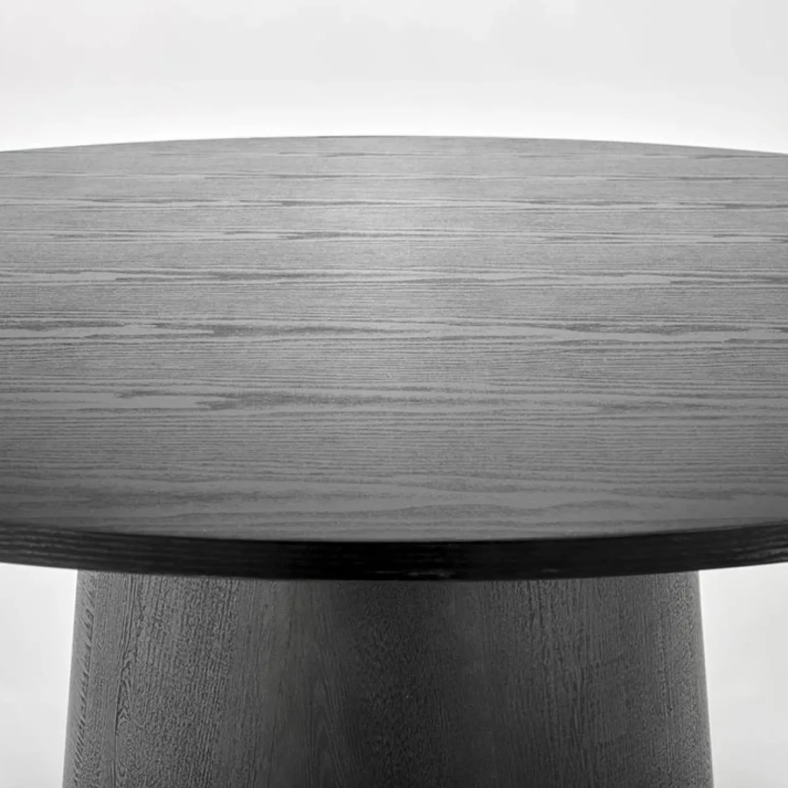 Tavolo da pranzo rotondo 120x77cm nero Igino
