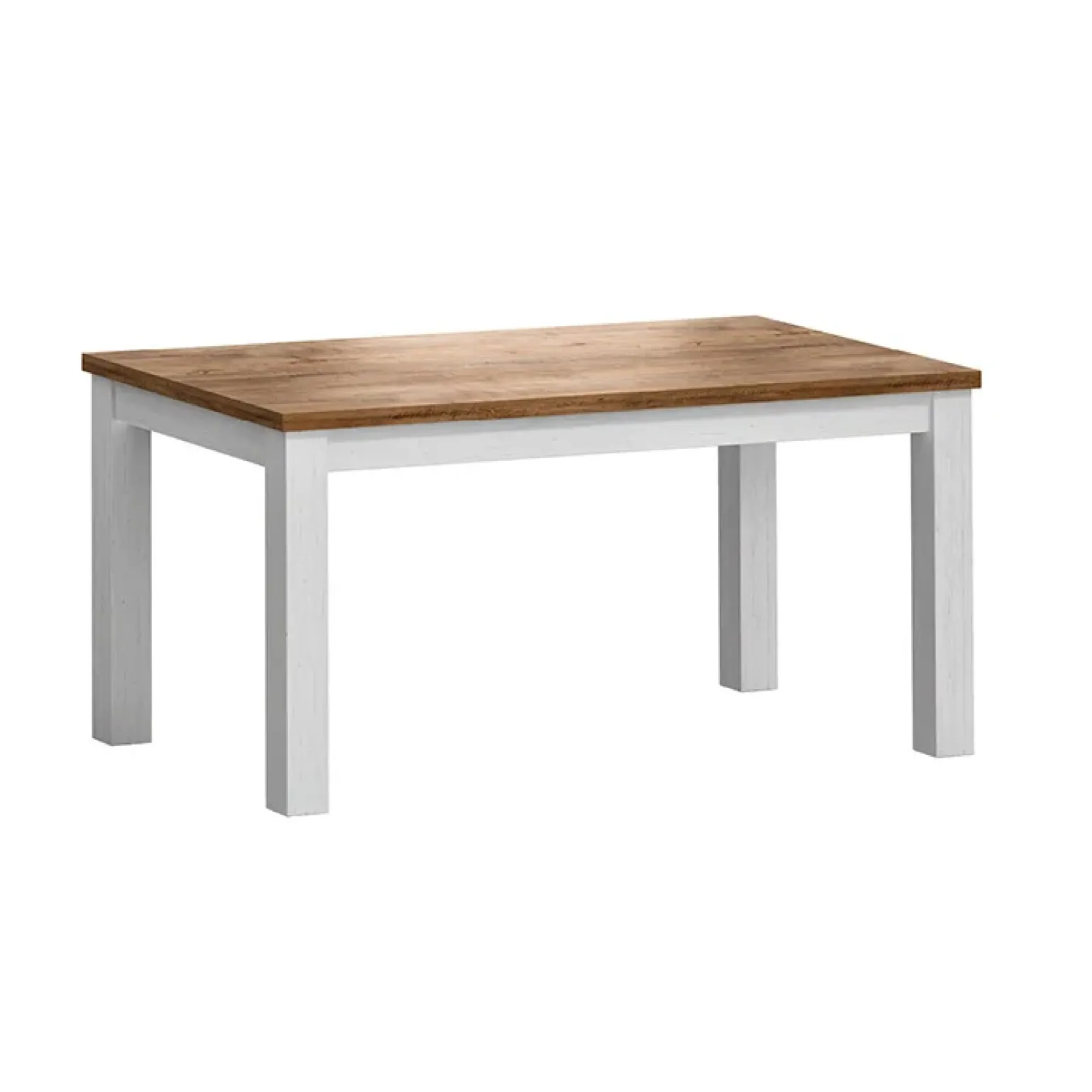 Tavolo da pranzo 160x90cm bianco frassinato rovere Provenza