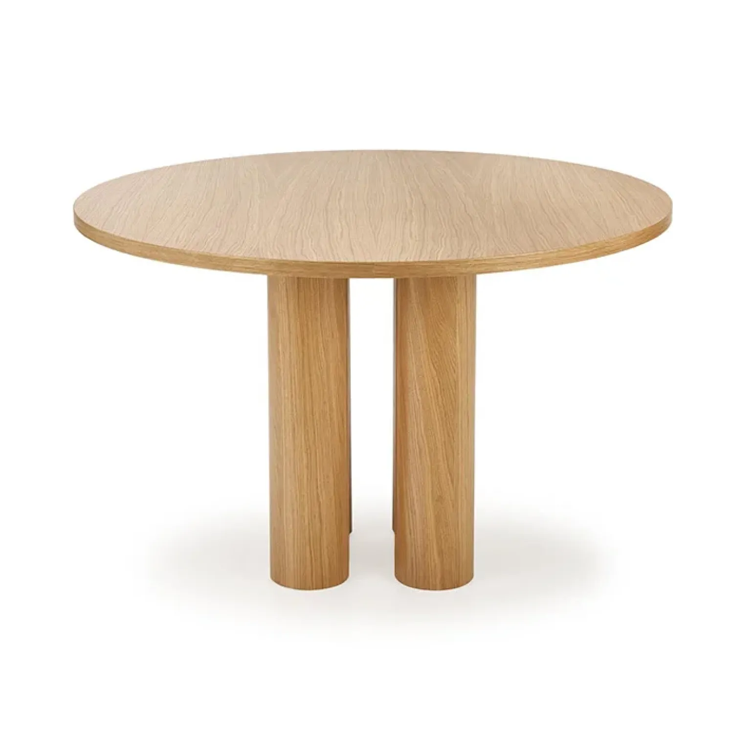 Tavolo moderno rotondo 120/77cm rovere Canberra