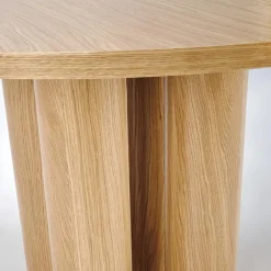 Tavolo moderno rotondo 120/77cm rovere Canberra