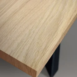 Tavolo 180x90 cm rovere rustico metallo Gaya