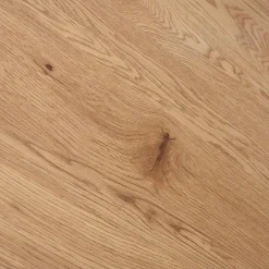 Tavolo 160x90cm da pranzo moderno rovere dorato nero Wilson