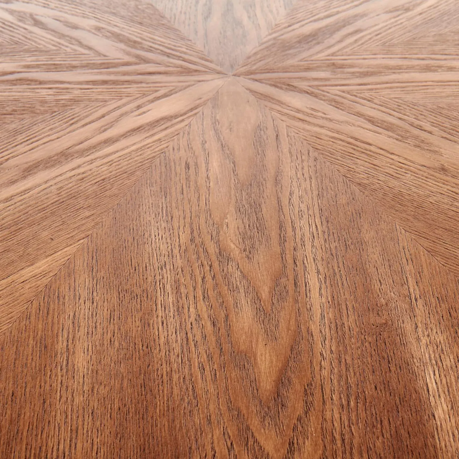 Tavolo 100x100cm da pranzo rotondo moderno noce acciaio nero Lukla