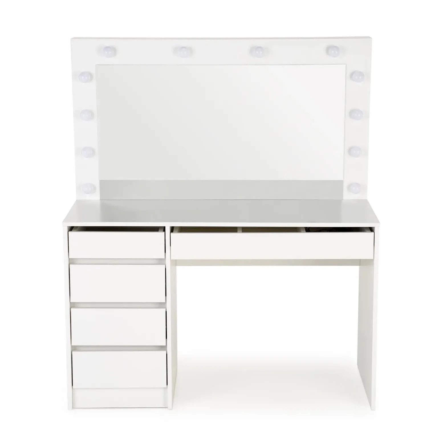 Toeletta da trucco con specchio 120x140cm con LED bianco Cherie