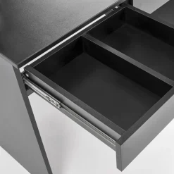 Toeletta da trucco con specchio 94x140cm con LED nero Bloom