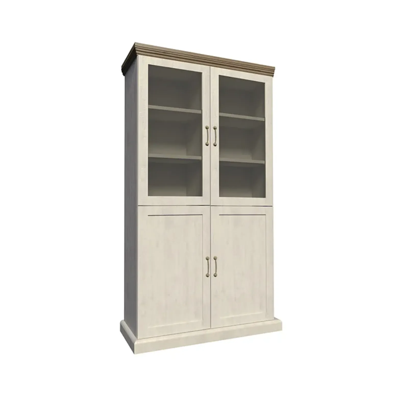 Vetrina alta 87x187h cm 4 ante pino frassinato rovere Blend